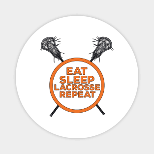 Eat Sleep Lacrosse Repeat Magnet